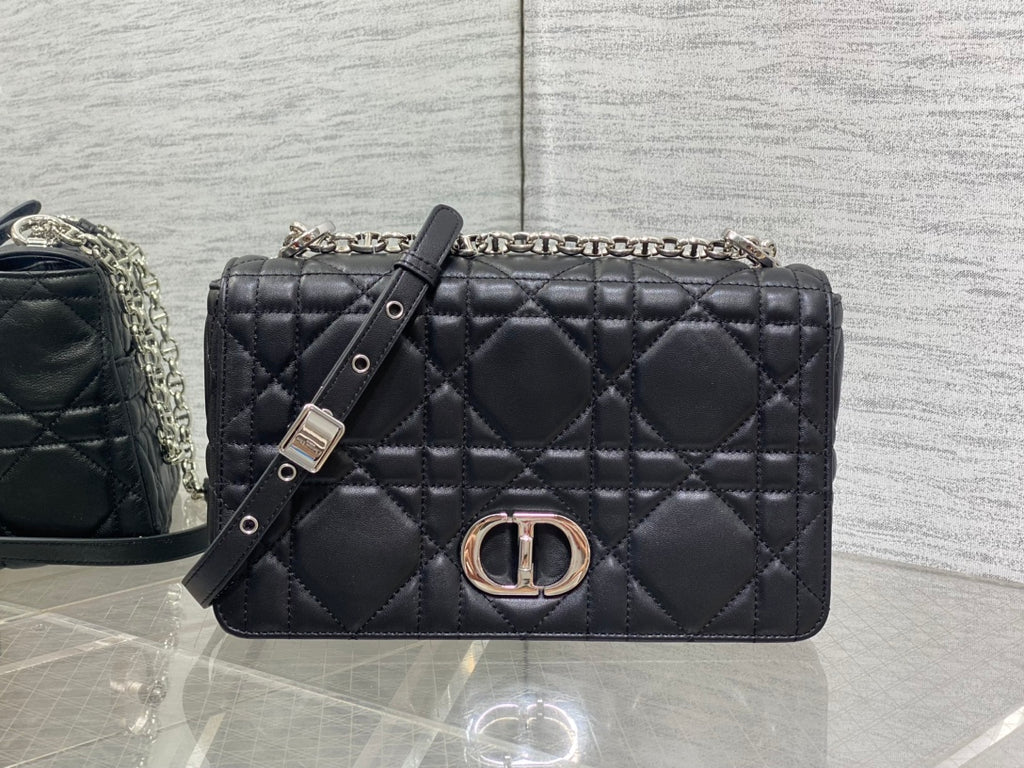 Середня сумка Dior Caro з натуральної шкіри — фото 2