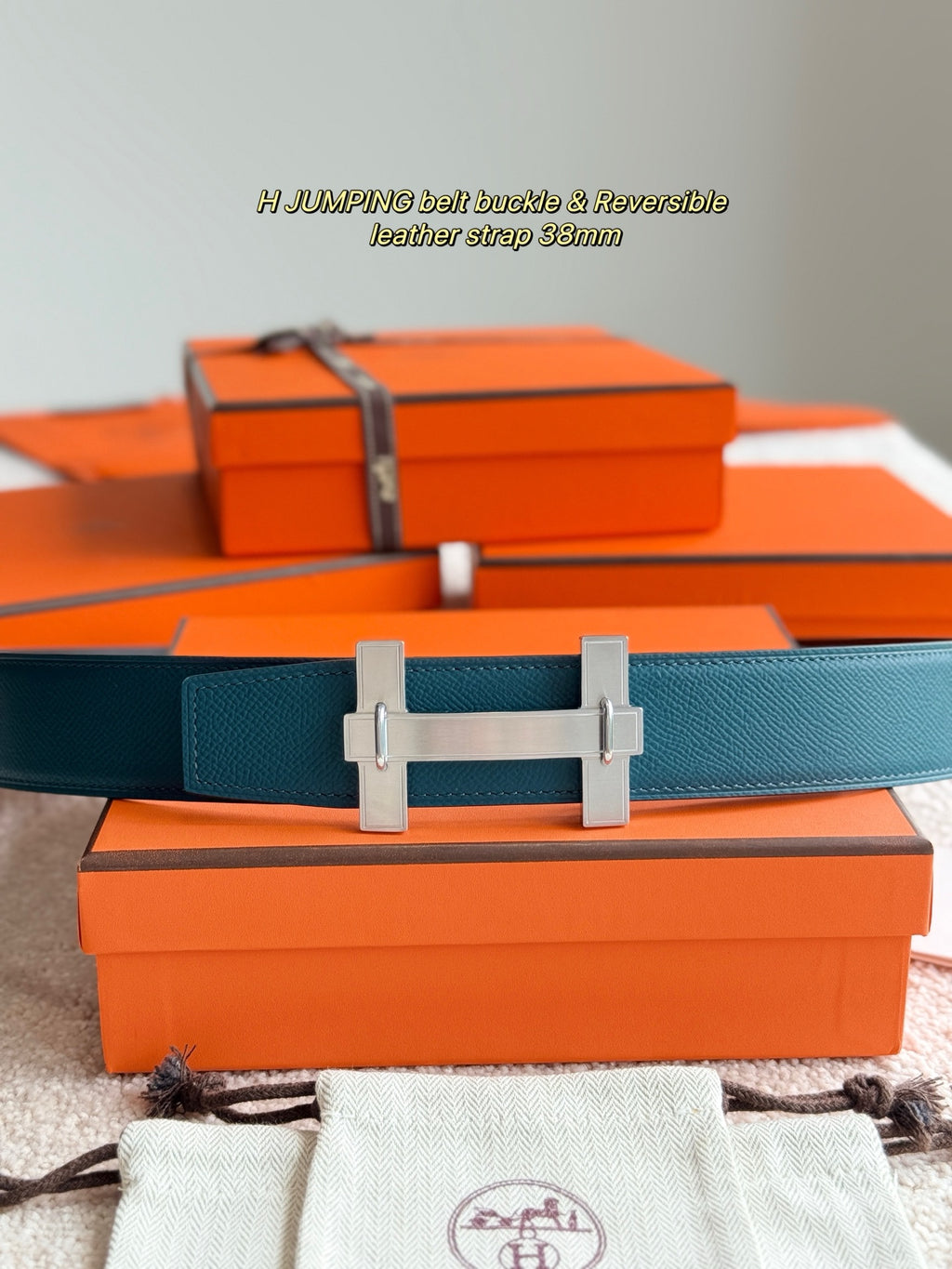 Ремінь Hermès з шкіри Epsom — фото 2