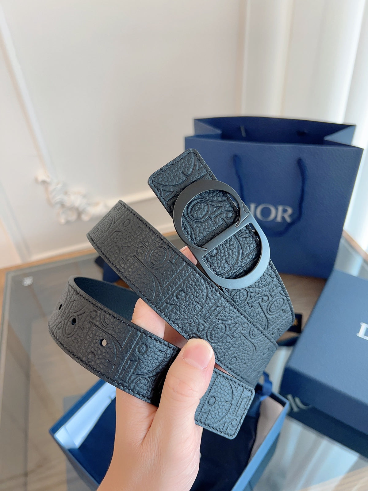 Ремінь Dior з шкіри — фото 2
