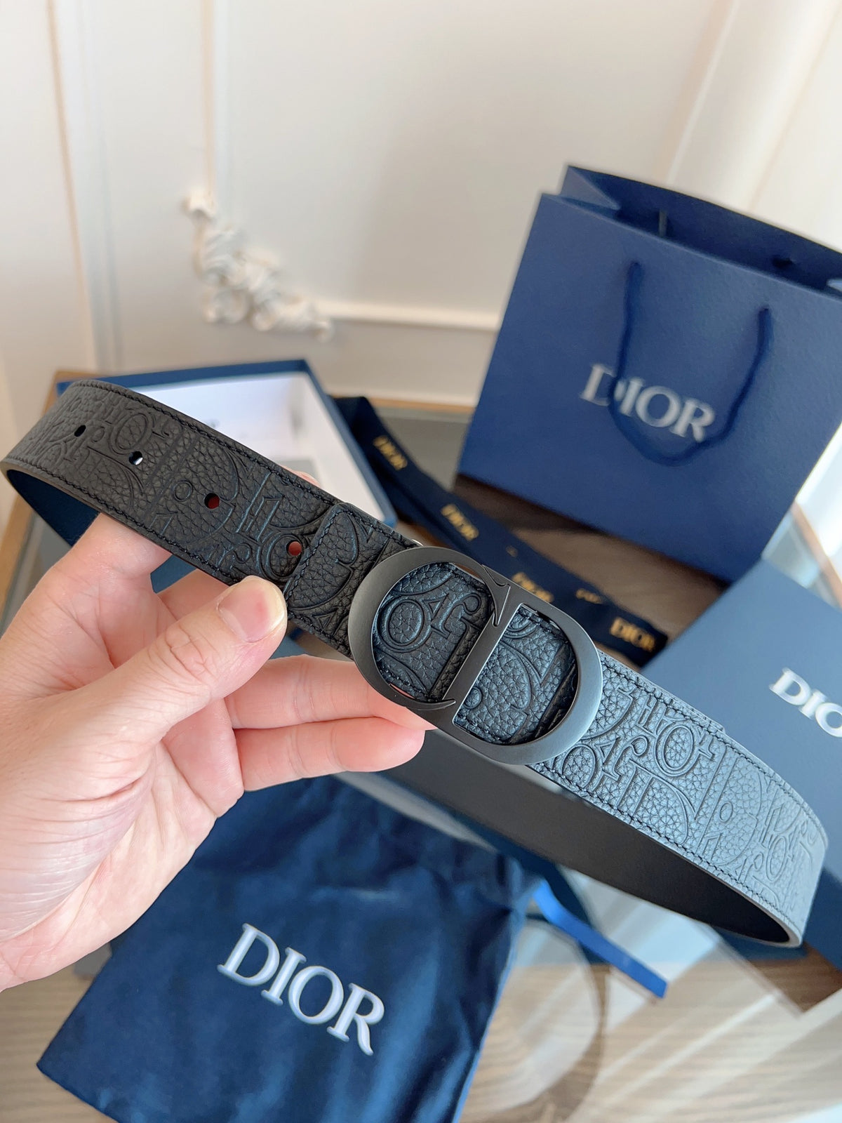 Ремінь Dior з шкіри — фото 1