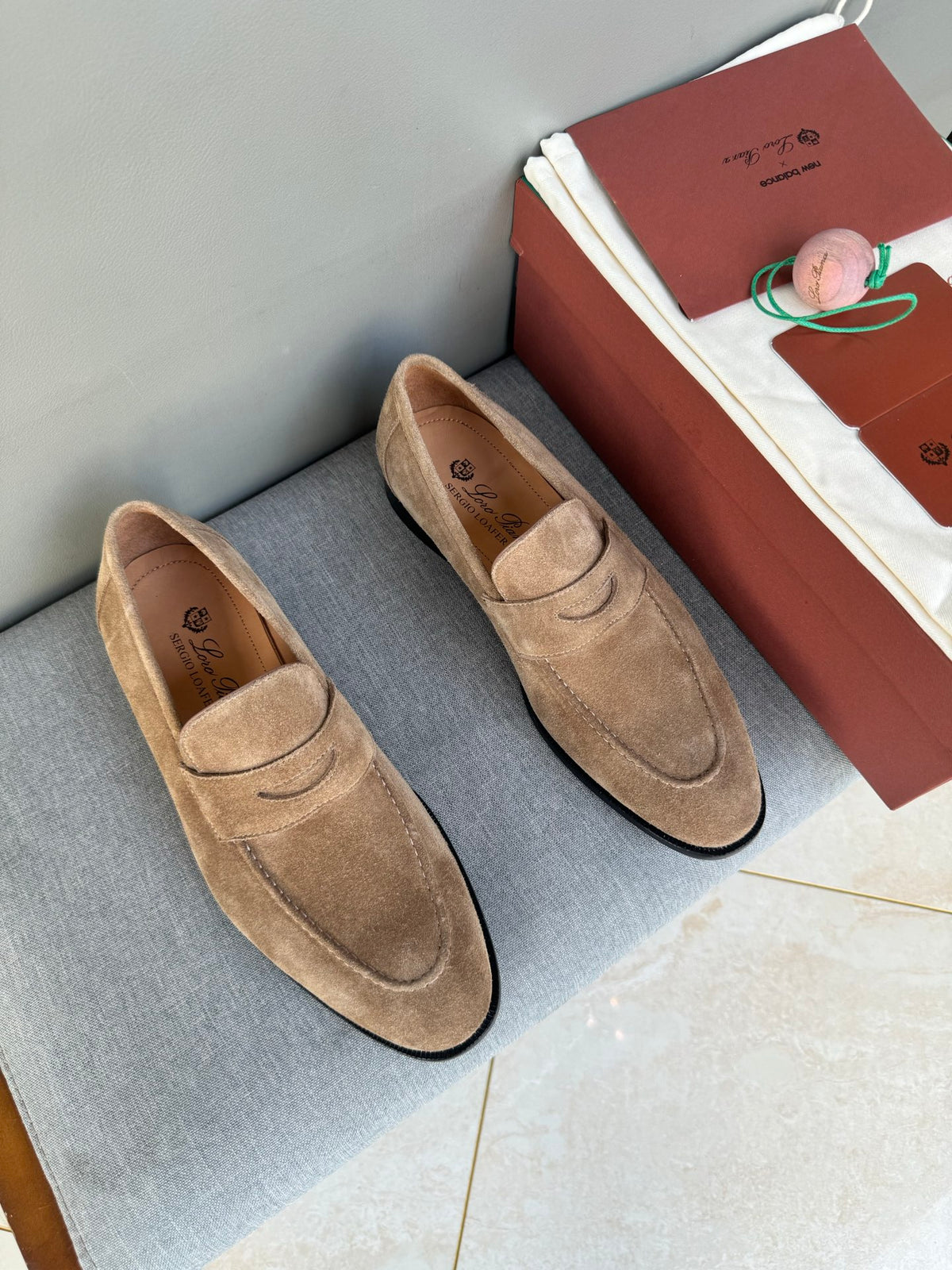 Шкіряні лофери Loro Piana Sergio