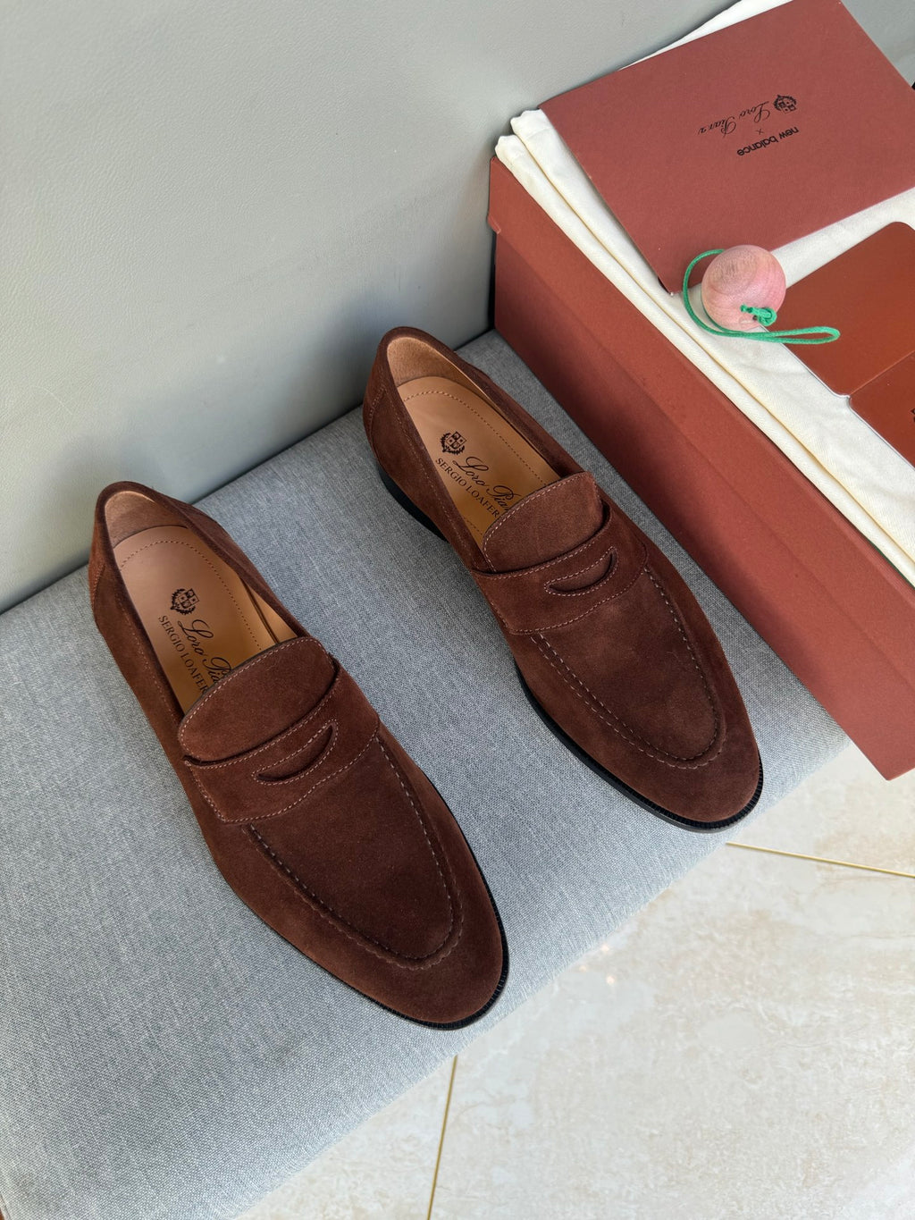 Шкіряні лофери Loro Piana Sergio