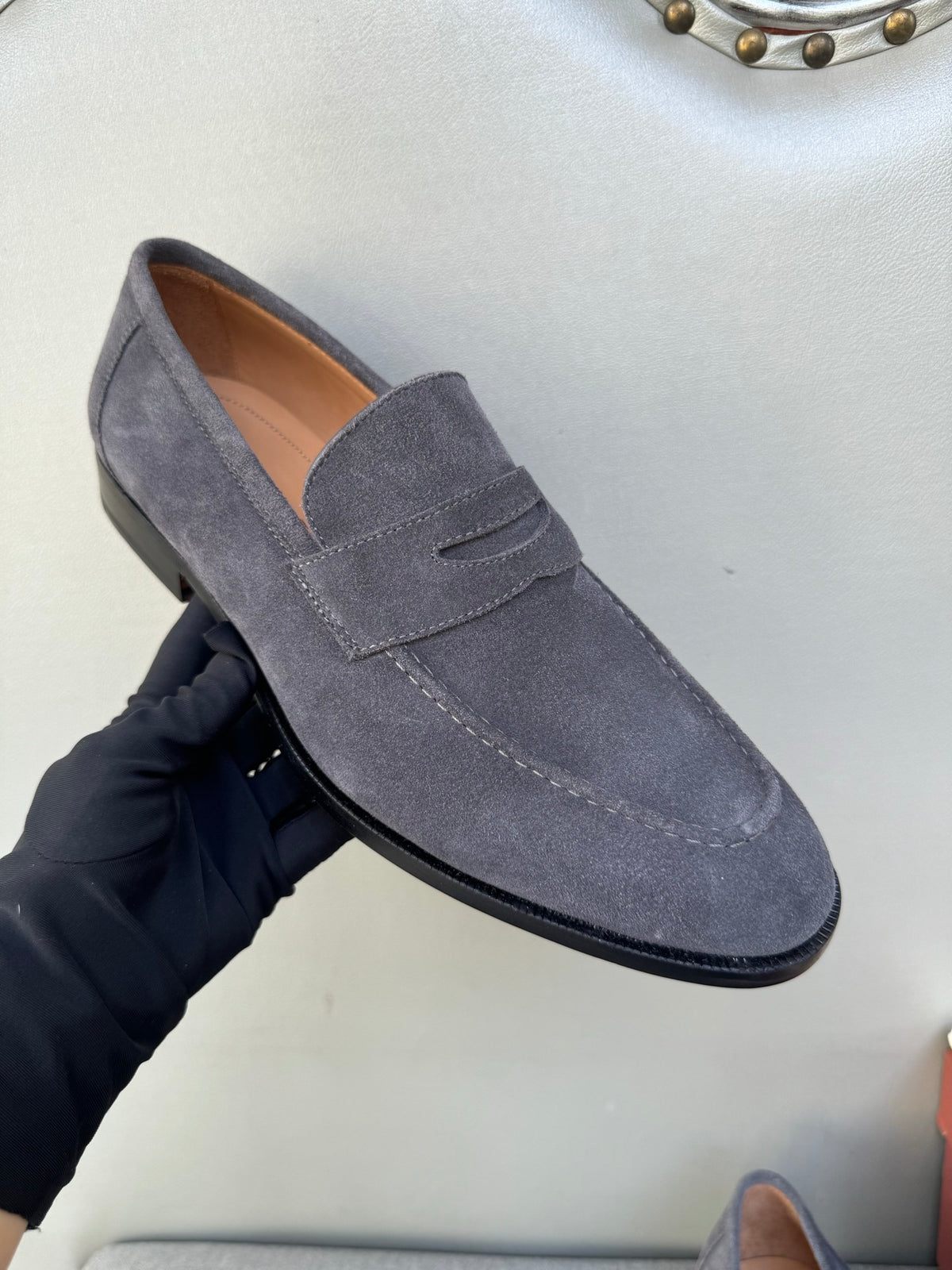 Шкіряні лофери Loro Piana Sergio