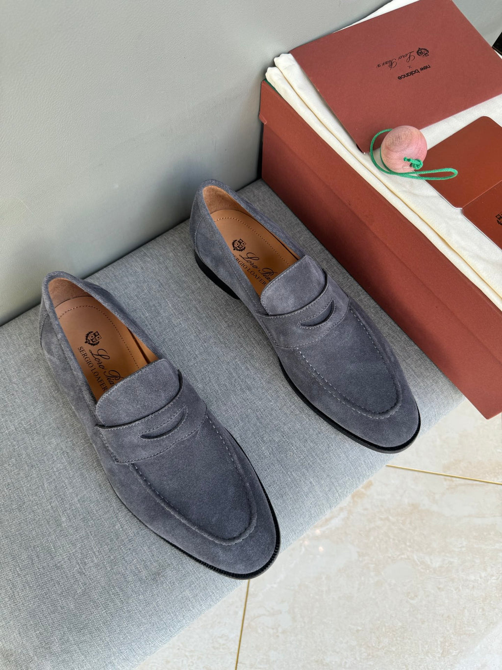 Шкіряні лофери Loro Piana Sergio