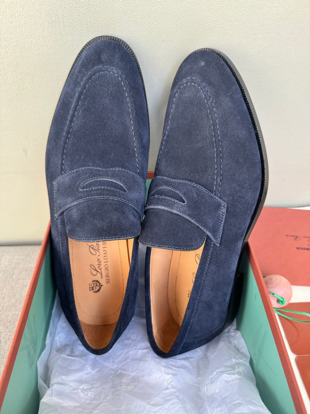 Шкіряні лофери Loro Piana Sergio
