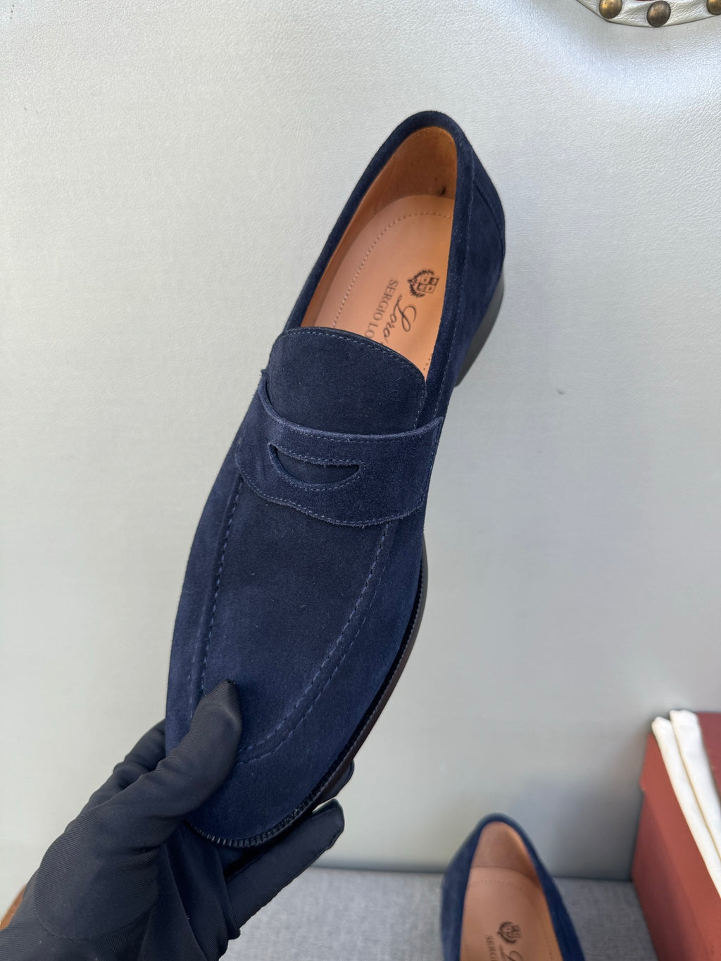Шкіряні лофери Loro Piana Sergio