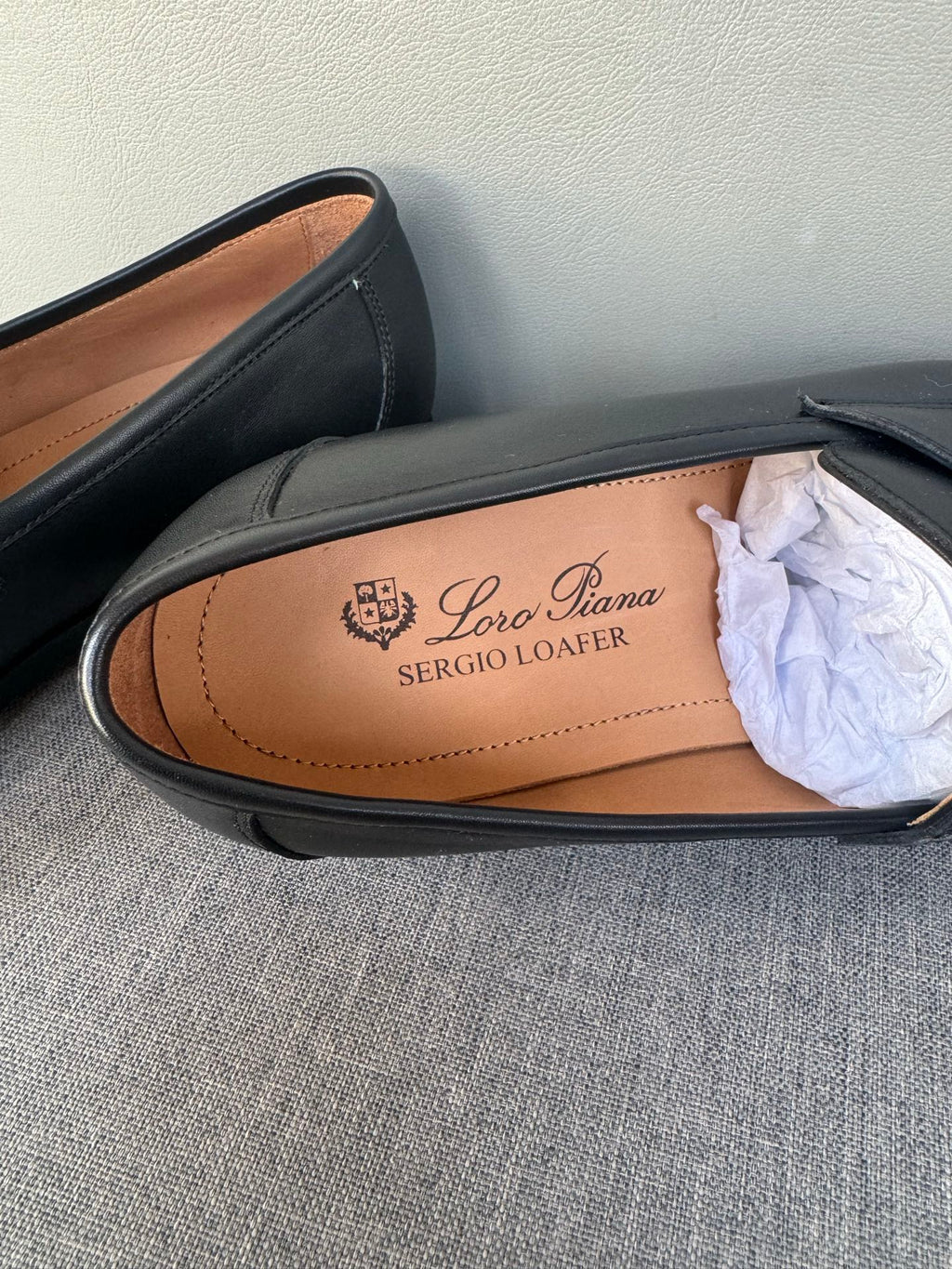 Шкіряні лофери Loro Piana Sergio