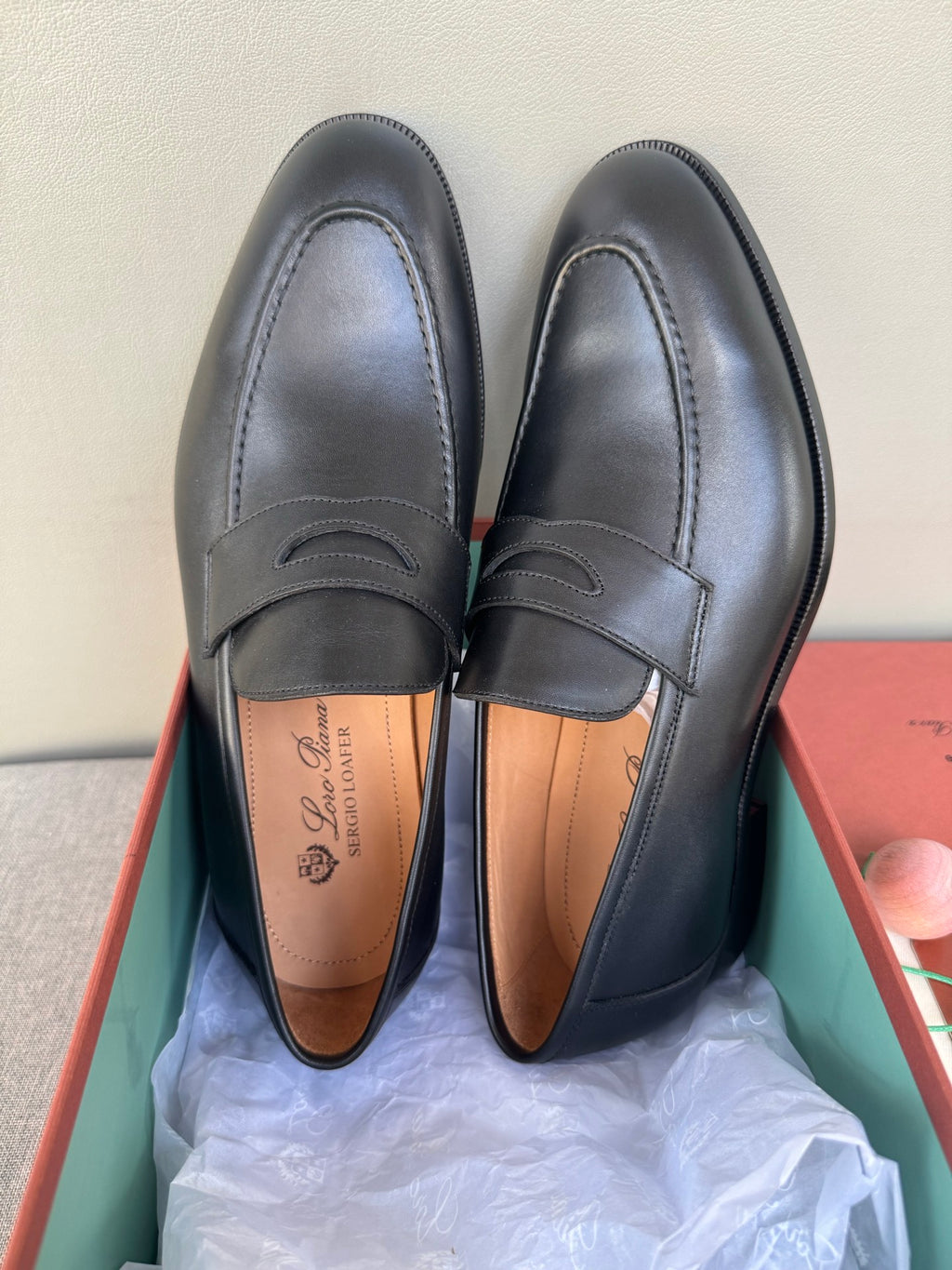 Шкіряні лофери Loro Piana Sergio