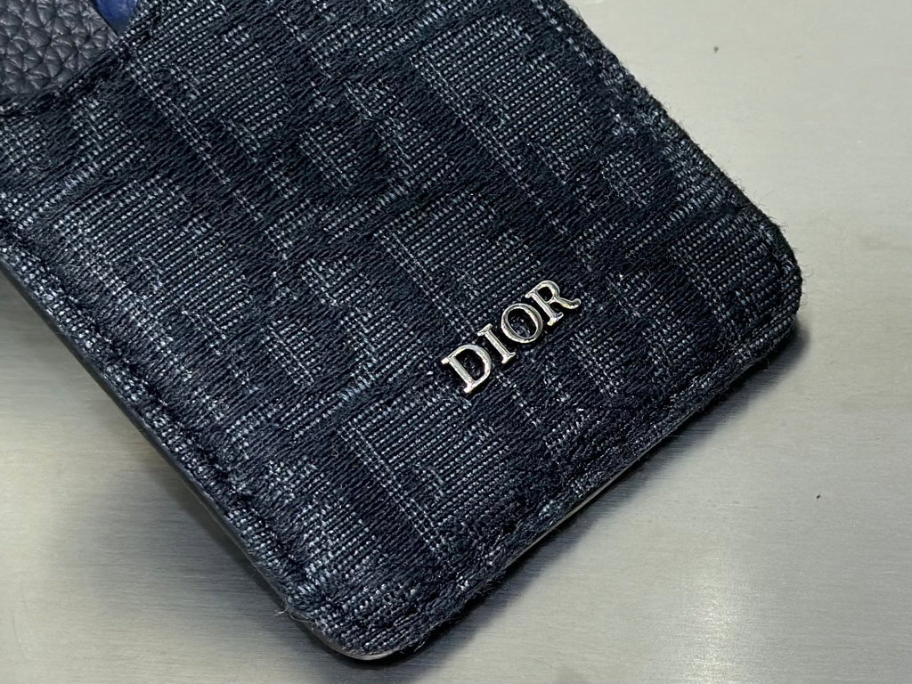 Кардхолдер Dior Saddle з натуральної шкіри — фото 2