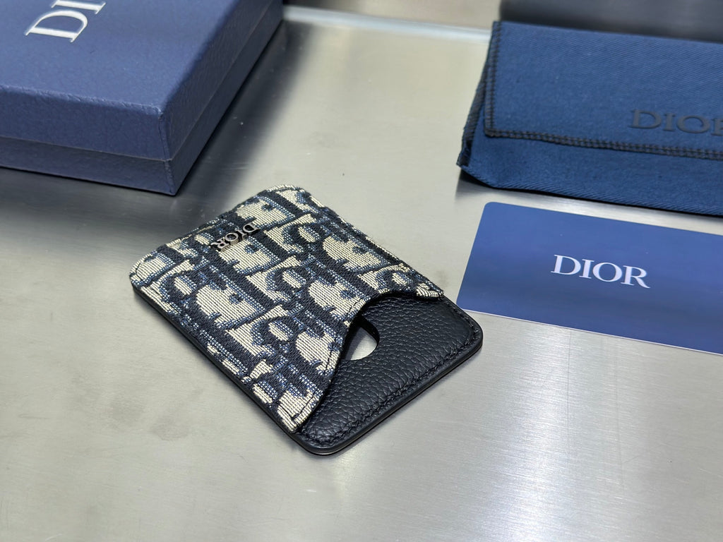 Кардхолдер Dior Saddle з натуральної шкіри — фото 4