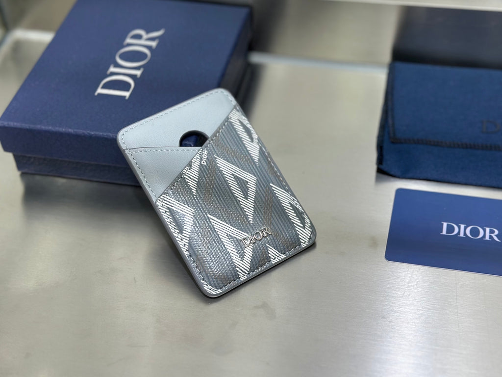 Кардхолдер Dior Saddle з натуральної шкіри — фото 1