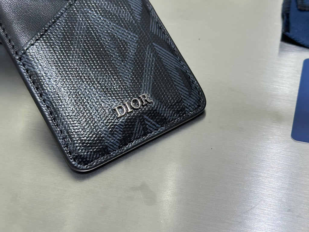 Кардхолдер Dior Saddle з натуральної шкіри — фото 2