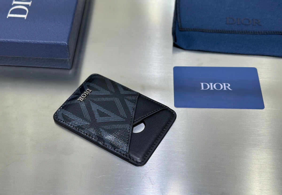 Кардхолдер Dior Saddle з натуральної шкіри — фото 5