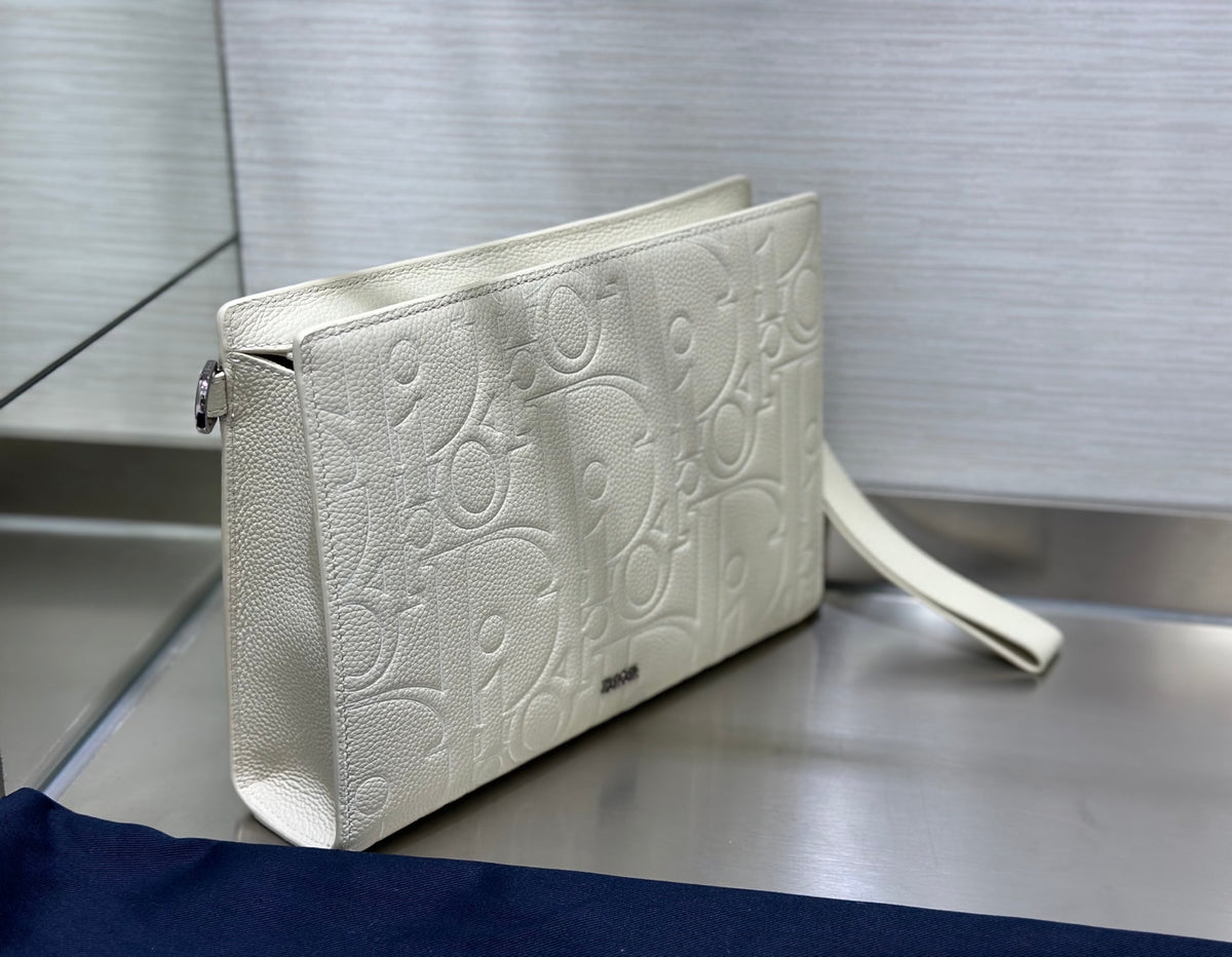 Клатч Dior із тисненої натуральної шкіри — фото 2