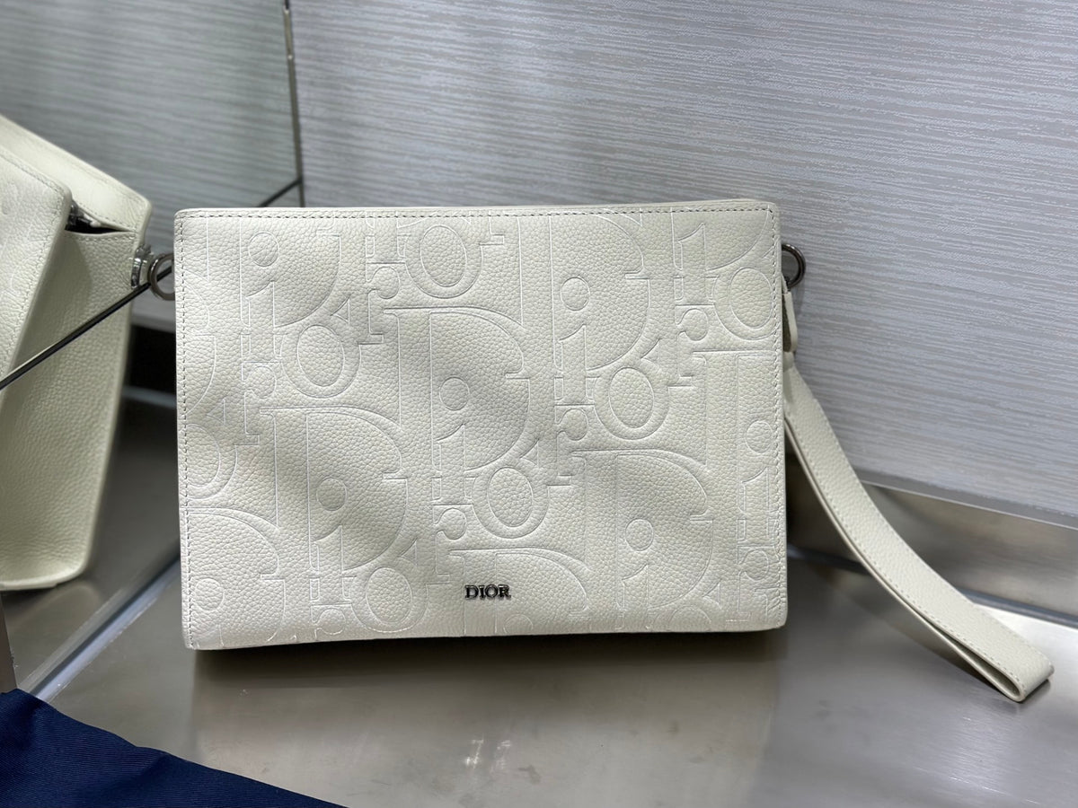 Клатч Dior із тисненої натуральної шкіри — фото 1