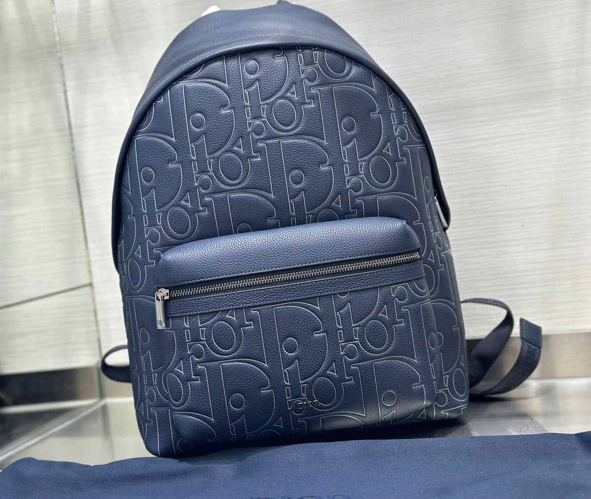 Рюкзак Dior Rider 2.0 із тисненої натуральної шкіри — фото 1