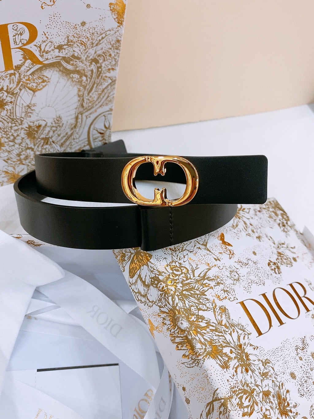 Ремінь Dior з натуральної шкіри теляти — фото 2