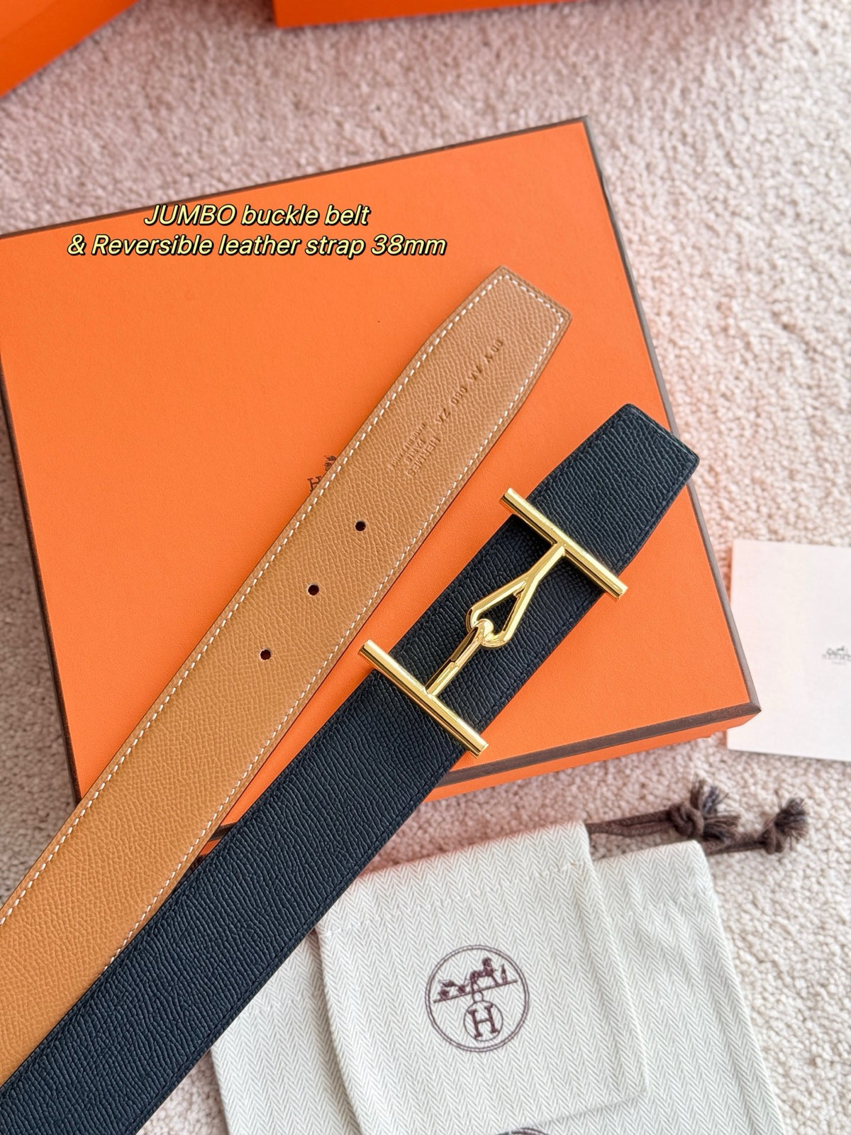 Ремінь Hermès зі шкіри Epsom