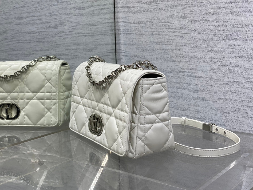 Середня сумка Dior Caro з натуральної шкіри — фото 6