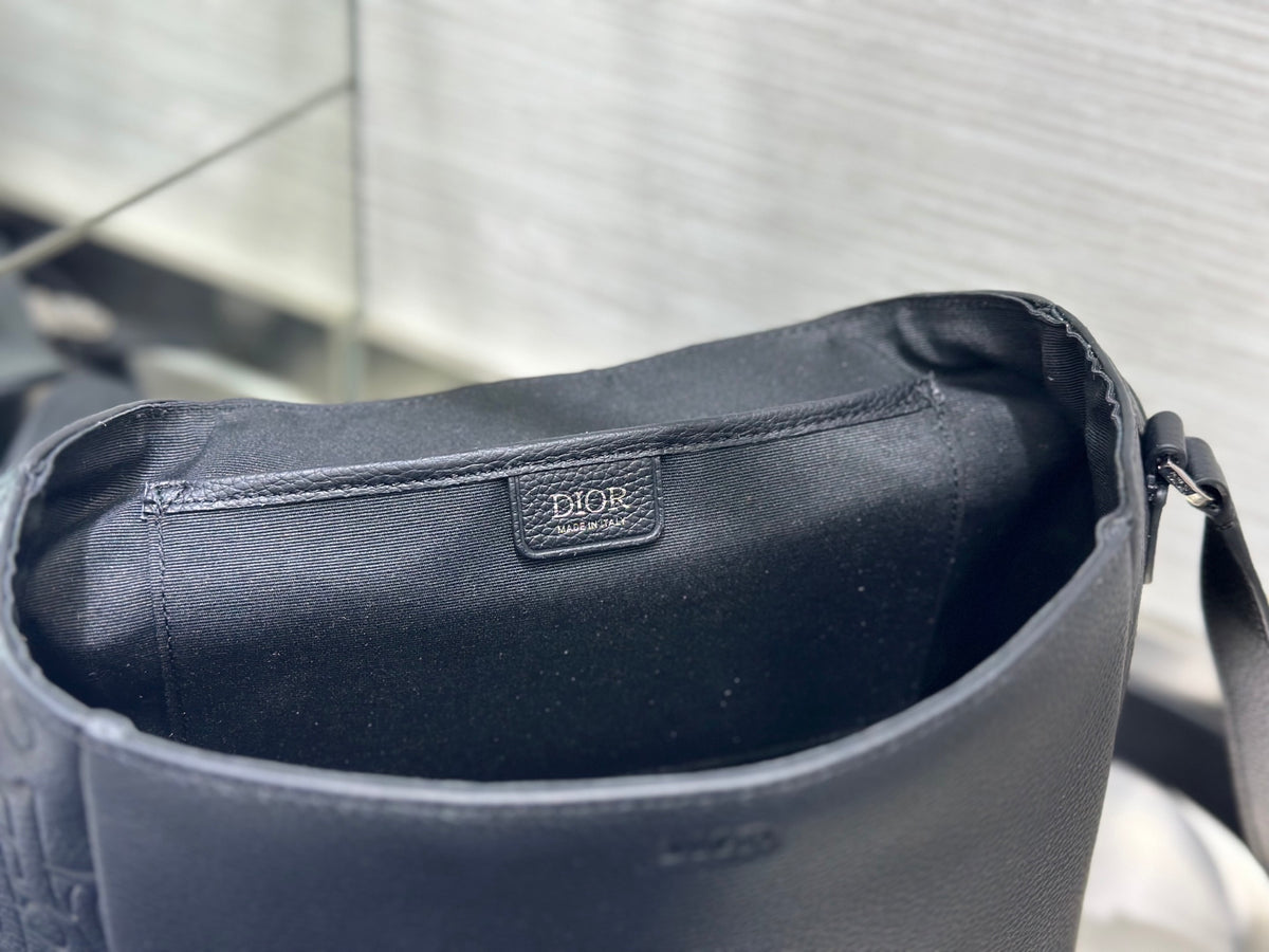 Сумка-месенджер Dior Daily із тисненої натуральної шкіри — фото 9