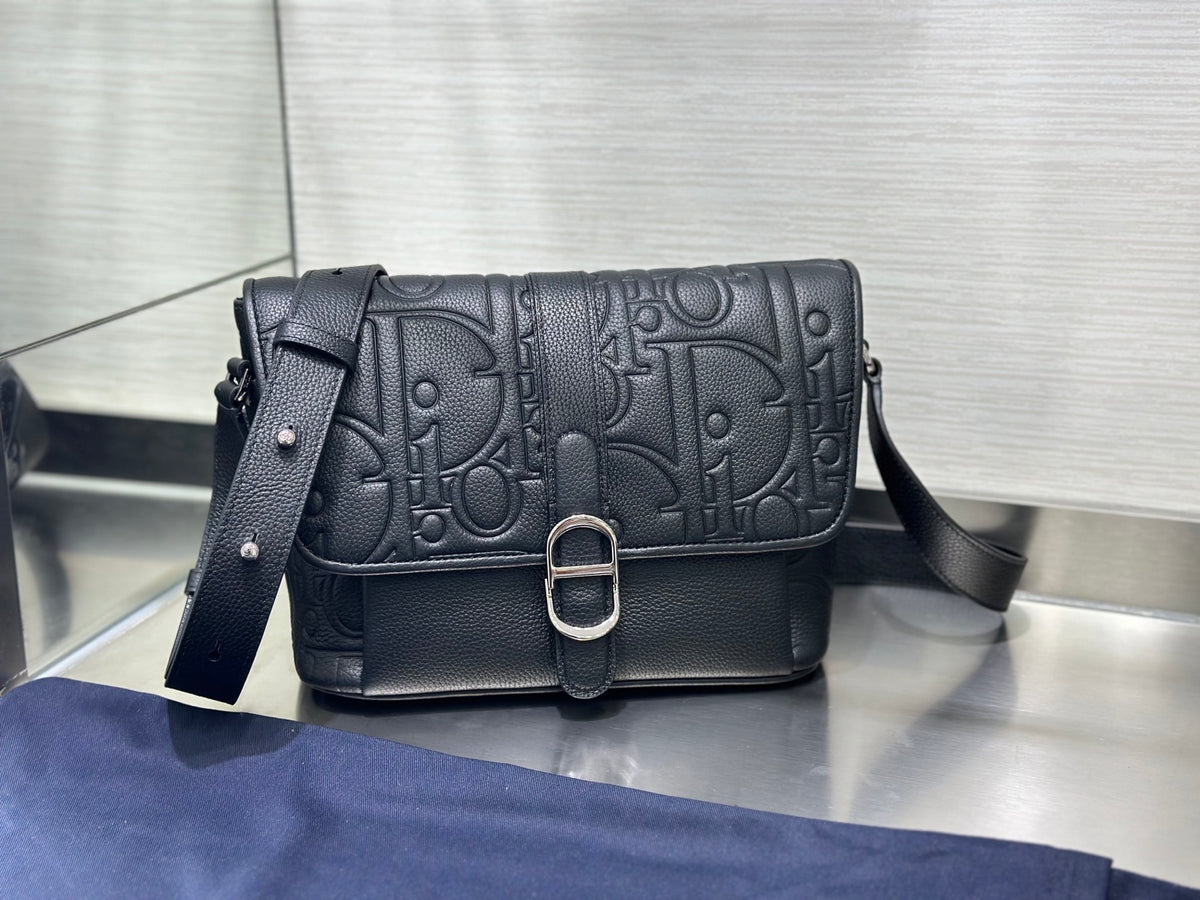 Сумка-месенджер Dior Daily із тисненої натуральної шкіри — фото 1