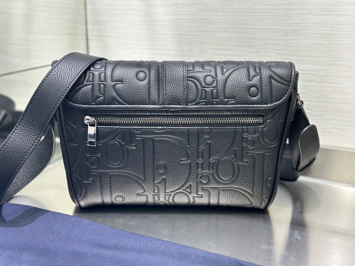 Сумка-месенджер Dior Daily із тисненої натуральної шкіри — фото 4