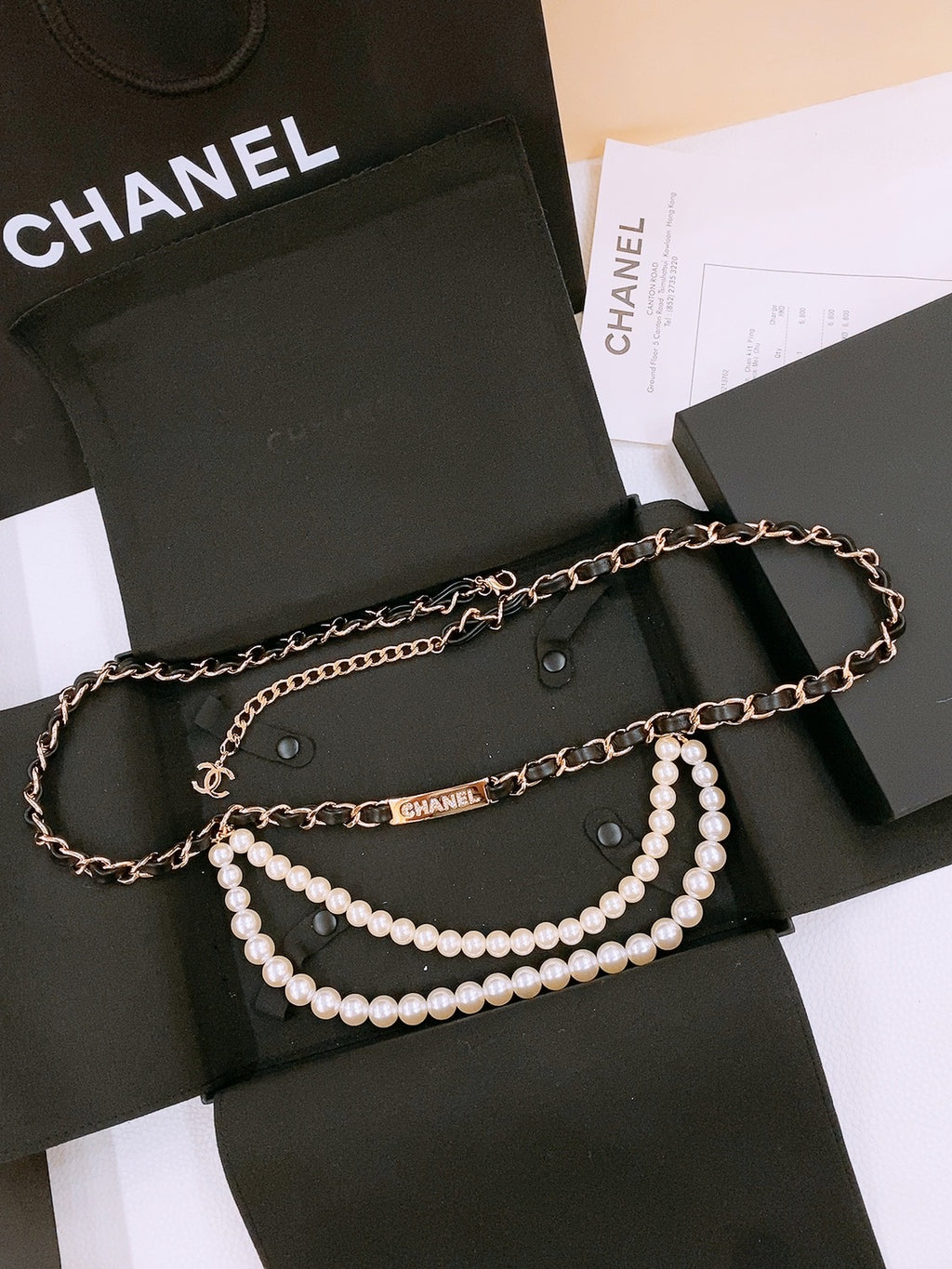 Пояс-ланцюжок Chanel з металевим ланцюжком — фото 3