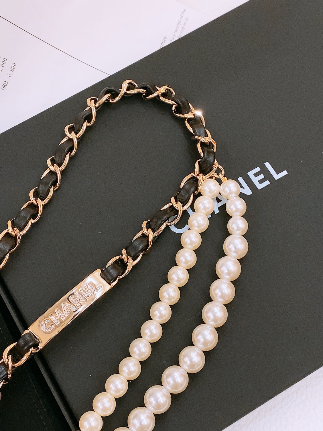 Пояс-ланцюжок Chanel з металевим ланцюжком — фото 6