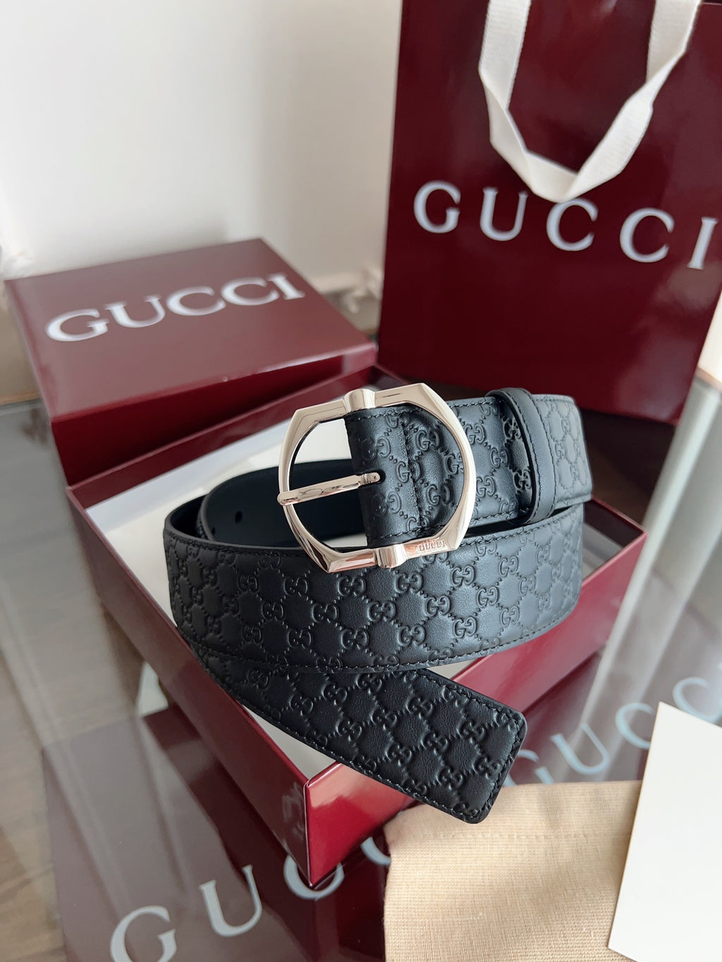 Ремінь Gucci з шкіри — фото 5