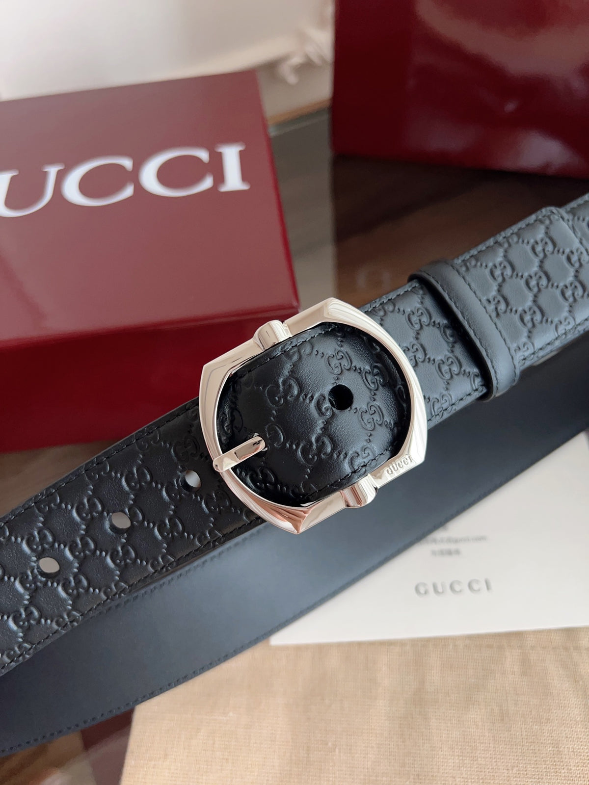 Ремінь Gucci з шкіри — фото 2