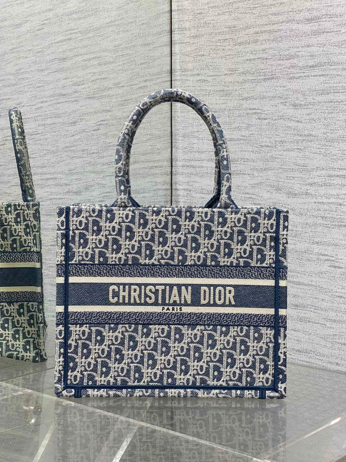Мала сумка-тоут Dior з текстилю — фото 1