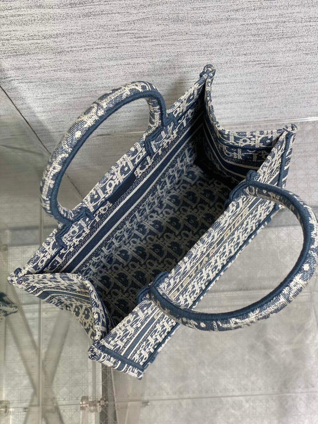 Мала сумка-тоут Dior з текстилю — фото 8