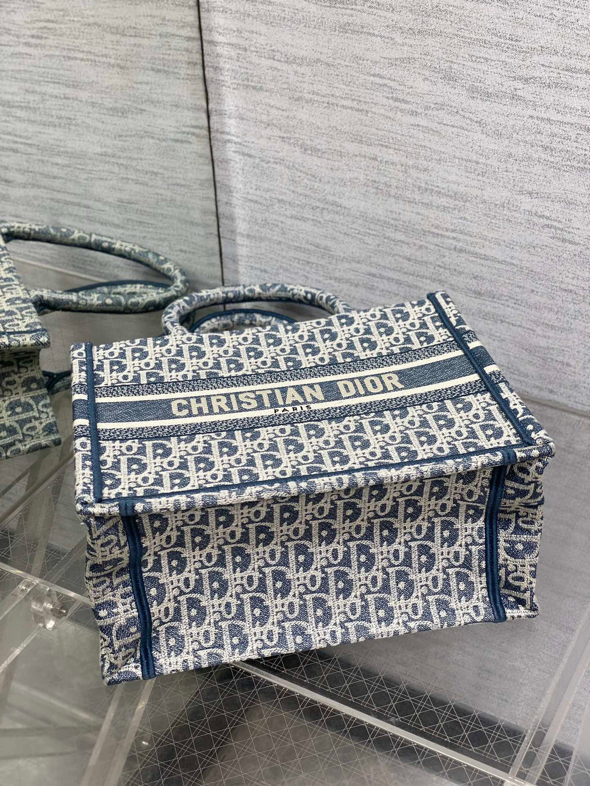 Мала сумка-тоут Dior з текстилю — фото 7