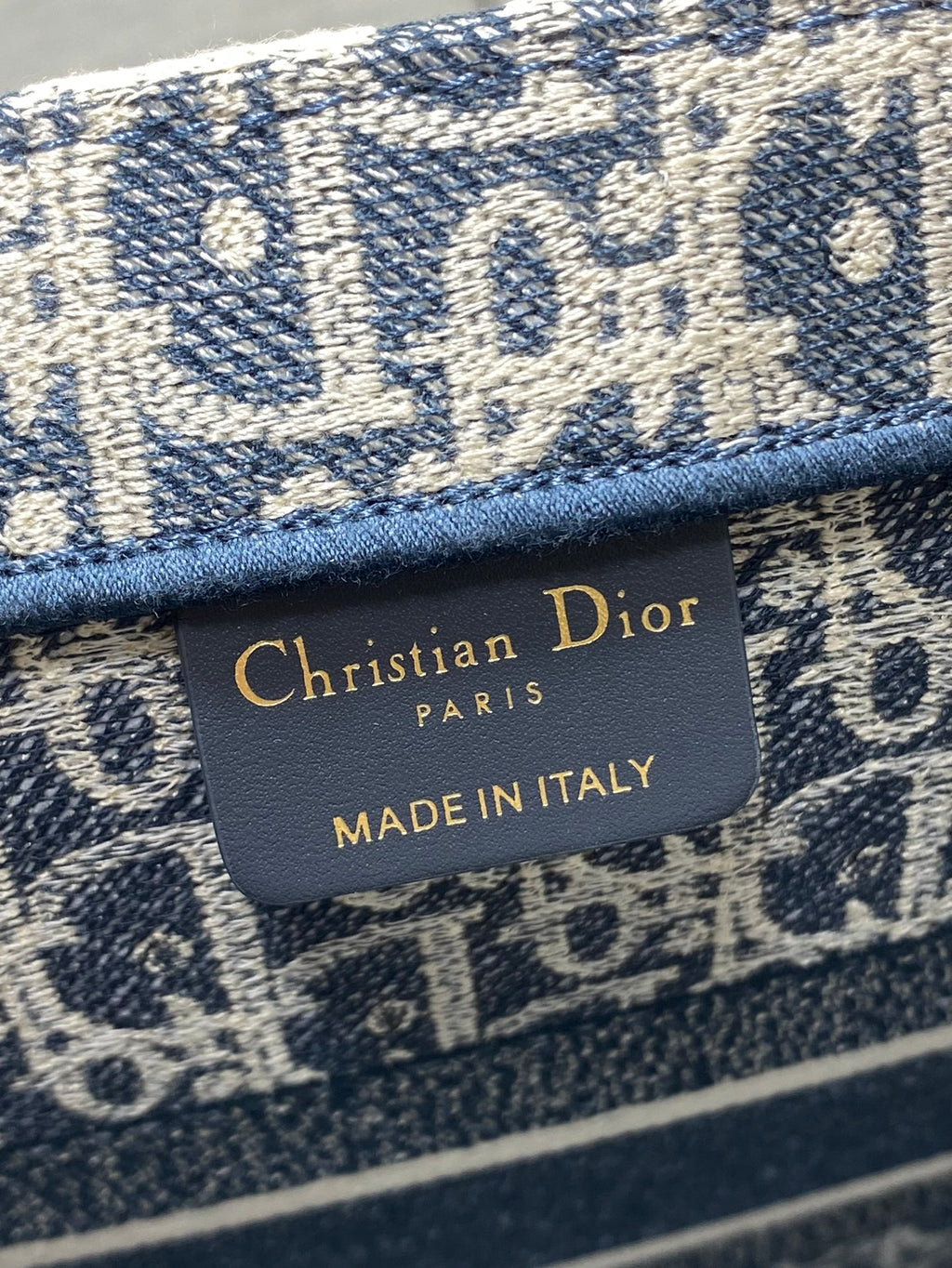 Середня сумка-тоут Dior з текстилю — фото 9