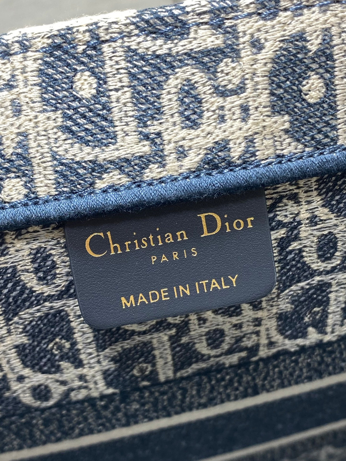 Середня сумка-тоут Dior з текстилю — фото 9