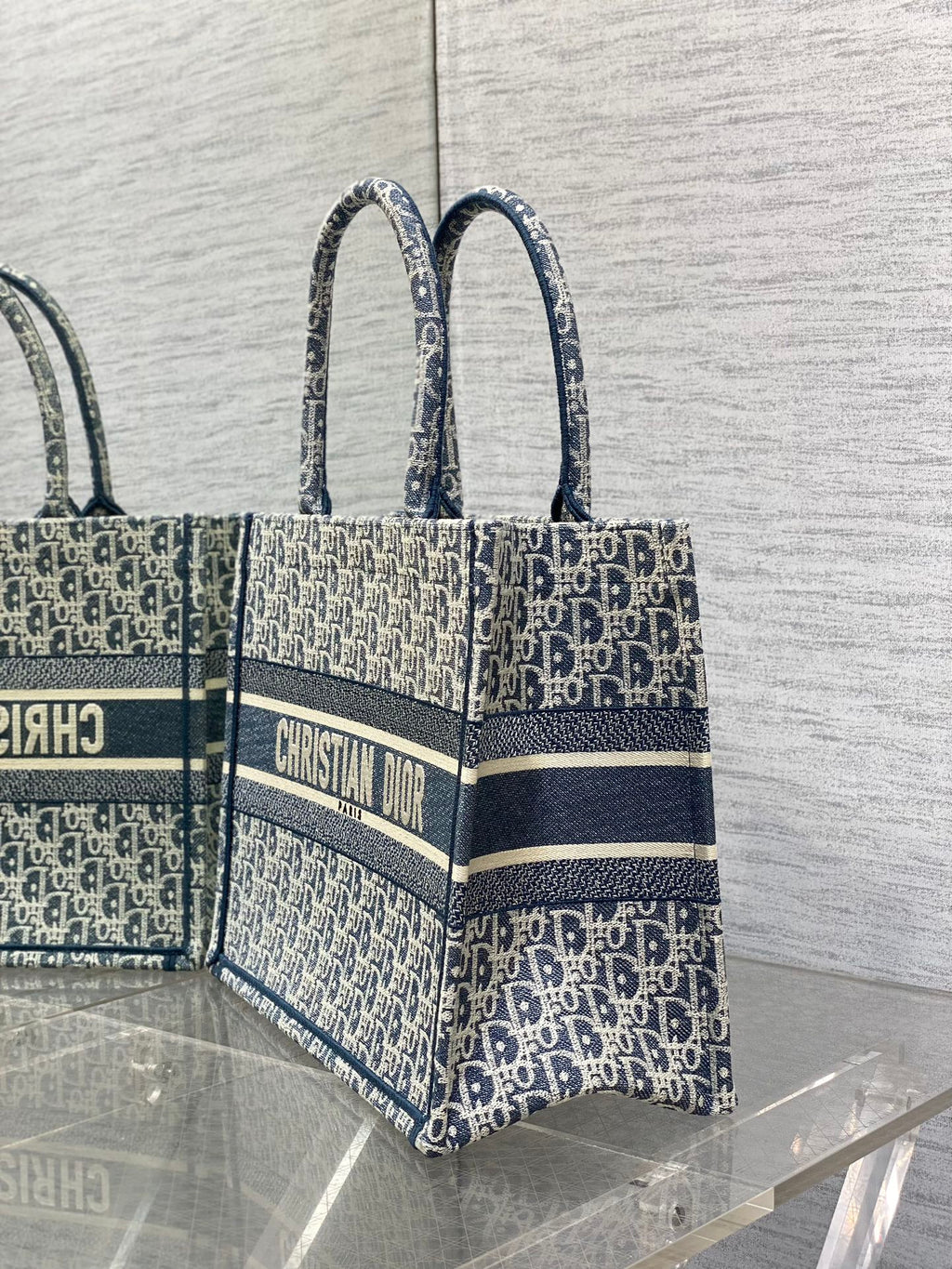Середня сумка-тоут Dior з текстилю — фото 6
