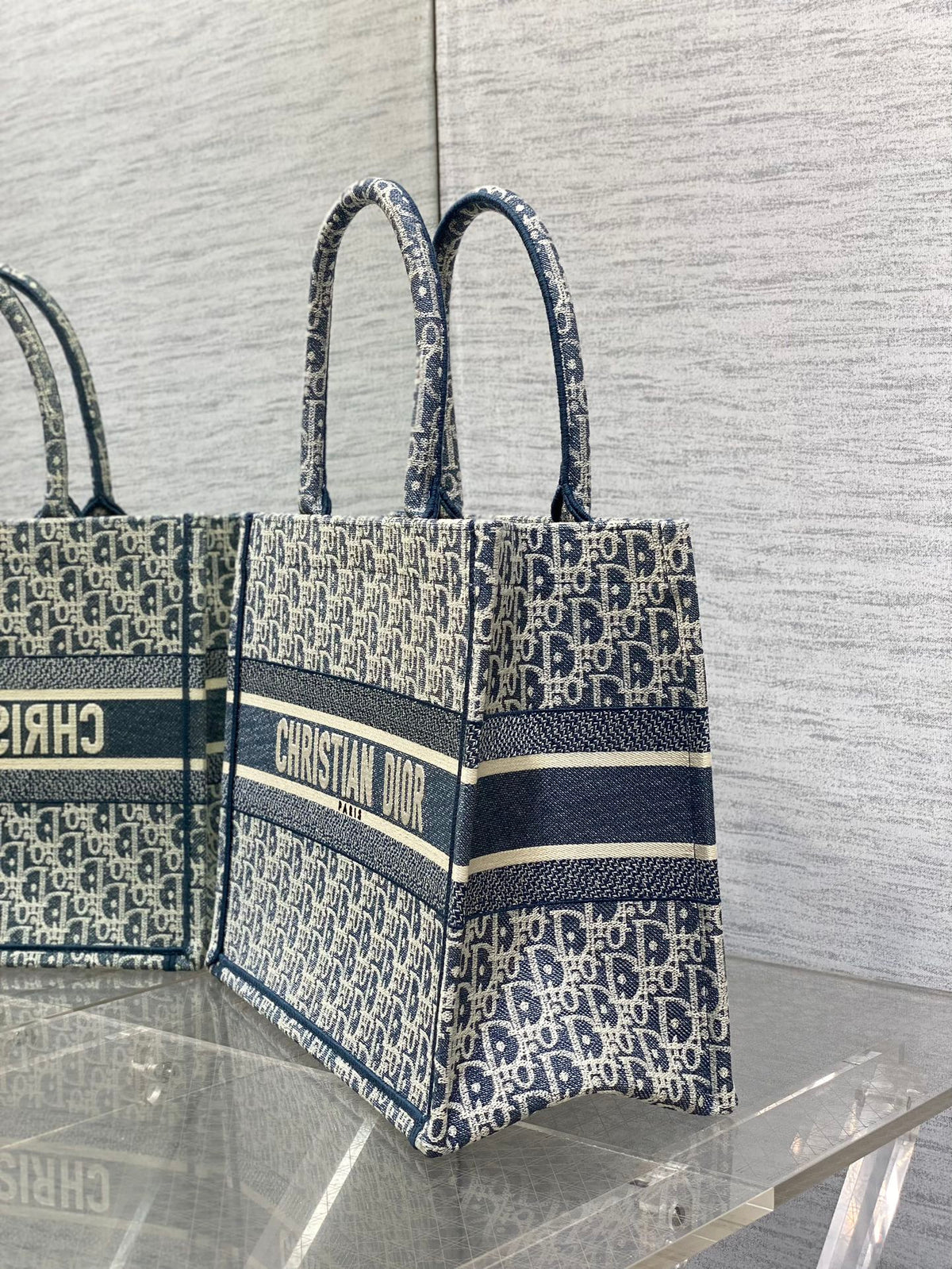 Середня сумка-тоут Dior з текстилю — фото 6