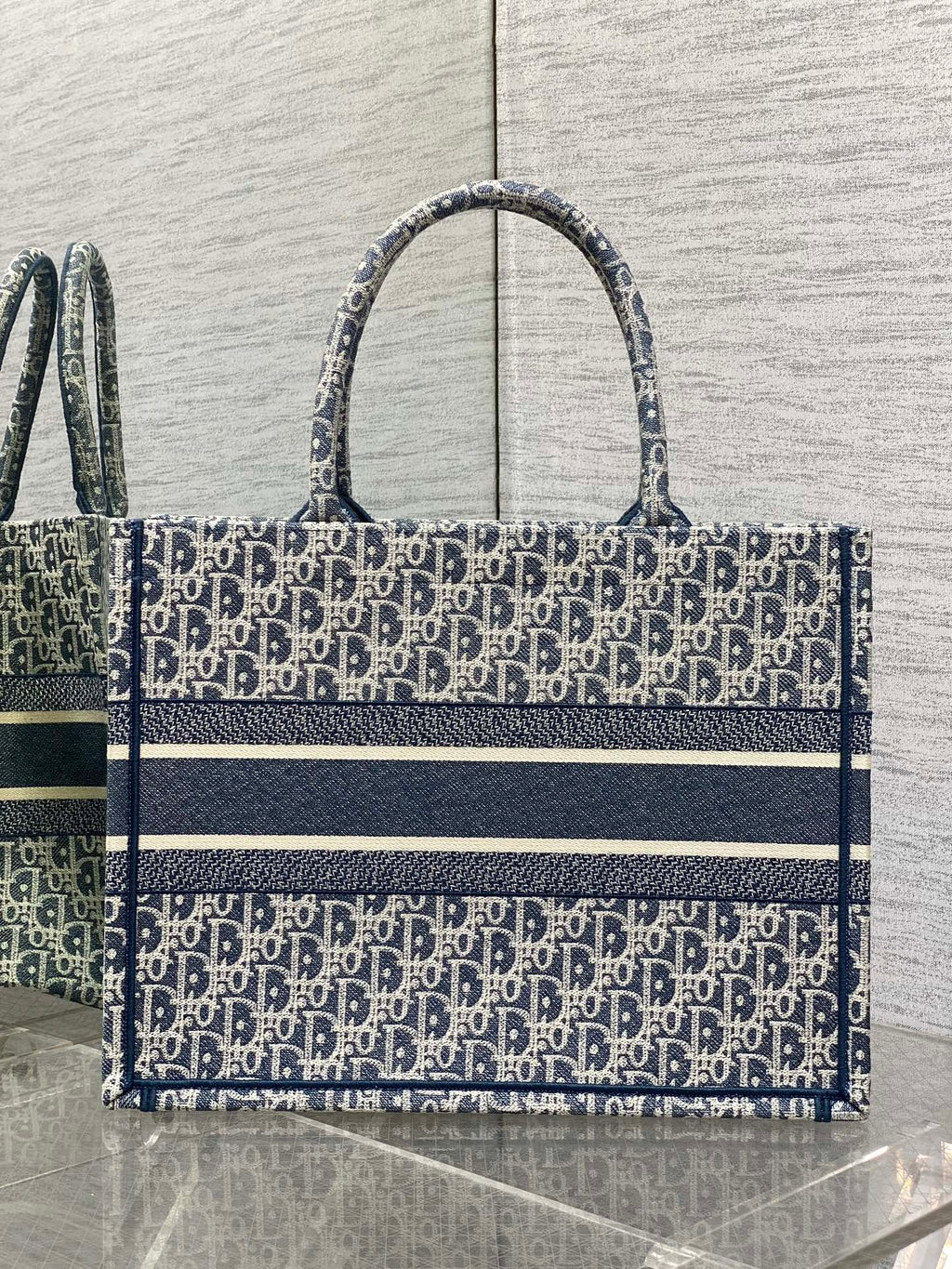 Середня сумка-тоут Dior з текстилю — фото 4