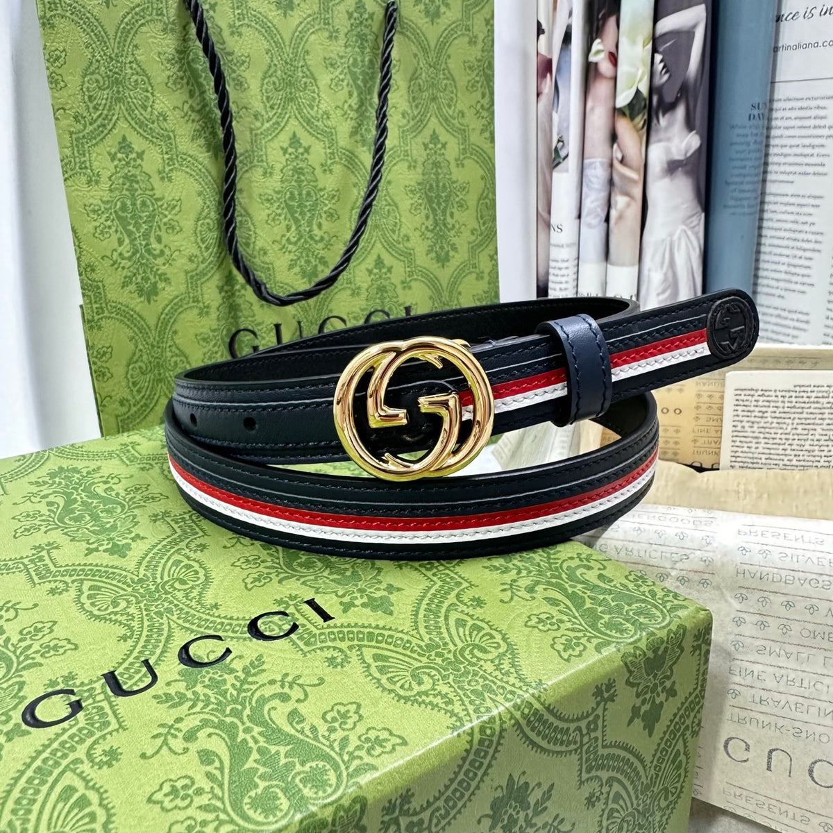 Ремінь Gucci з натуральної шкіри — фото 1
