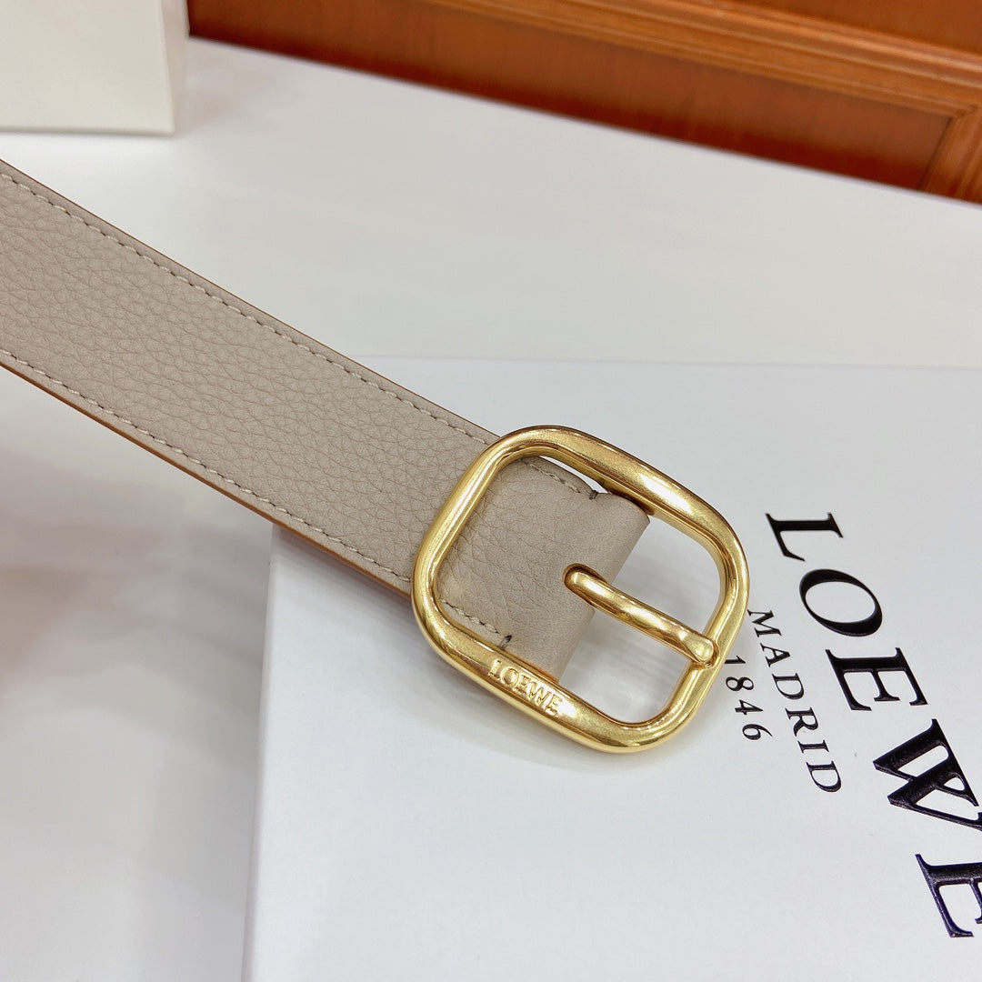 Ремінь Loewe з натуральної шкіри — фото 2