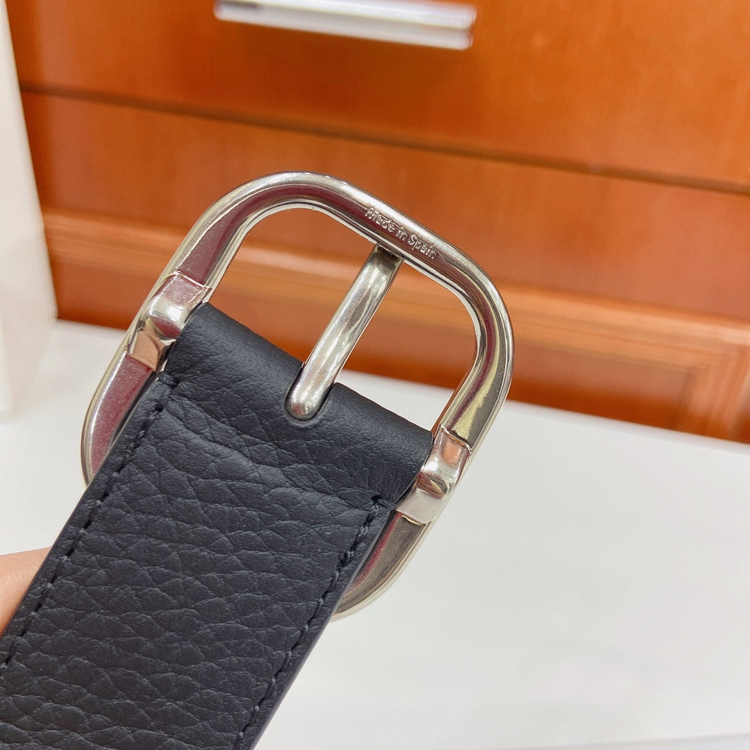 Ремінь Loewe з натуральної шкіри — фото 4
