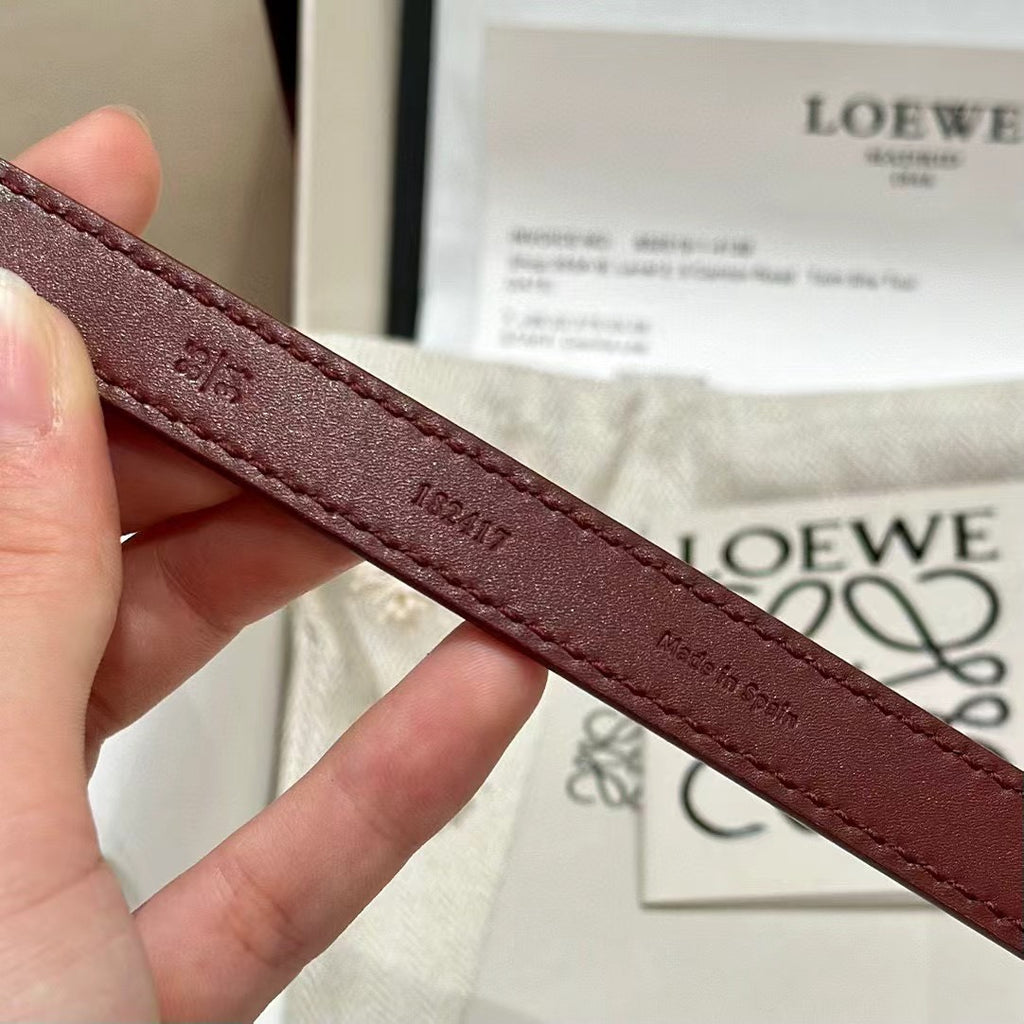 Ремінь Loewe з натуральної шкіри теляти — фото 6