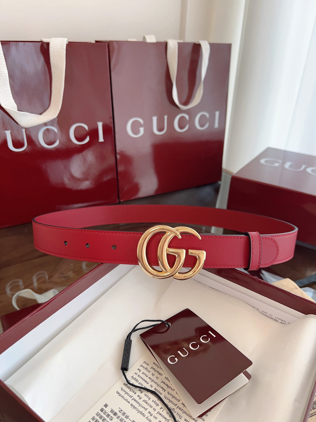 Ремінь Gucci Double G з натуральної шкіри теляти — фото 3