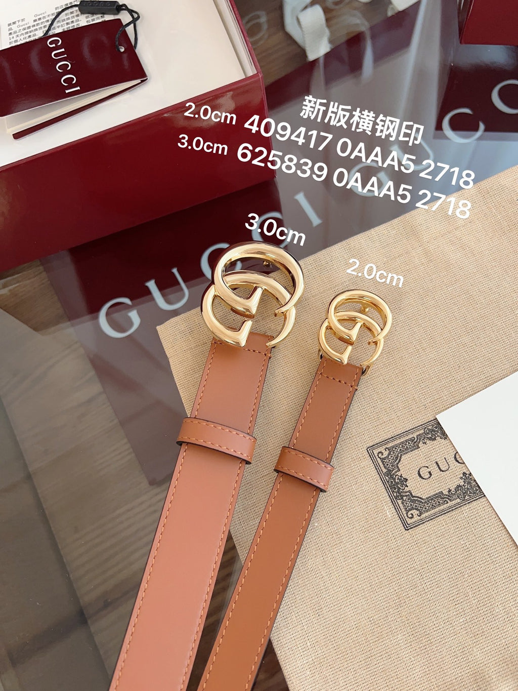 Ремінь Gucci Double G з натуральної шкіри теляти — фото 5