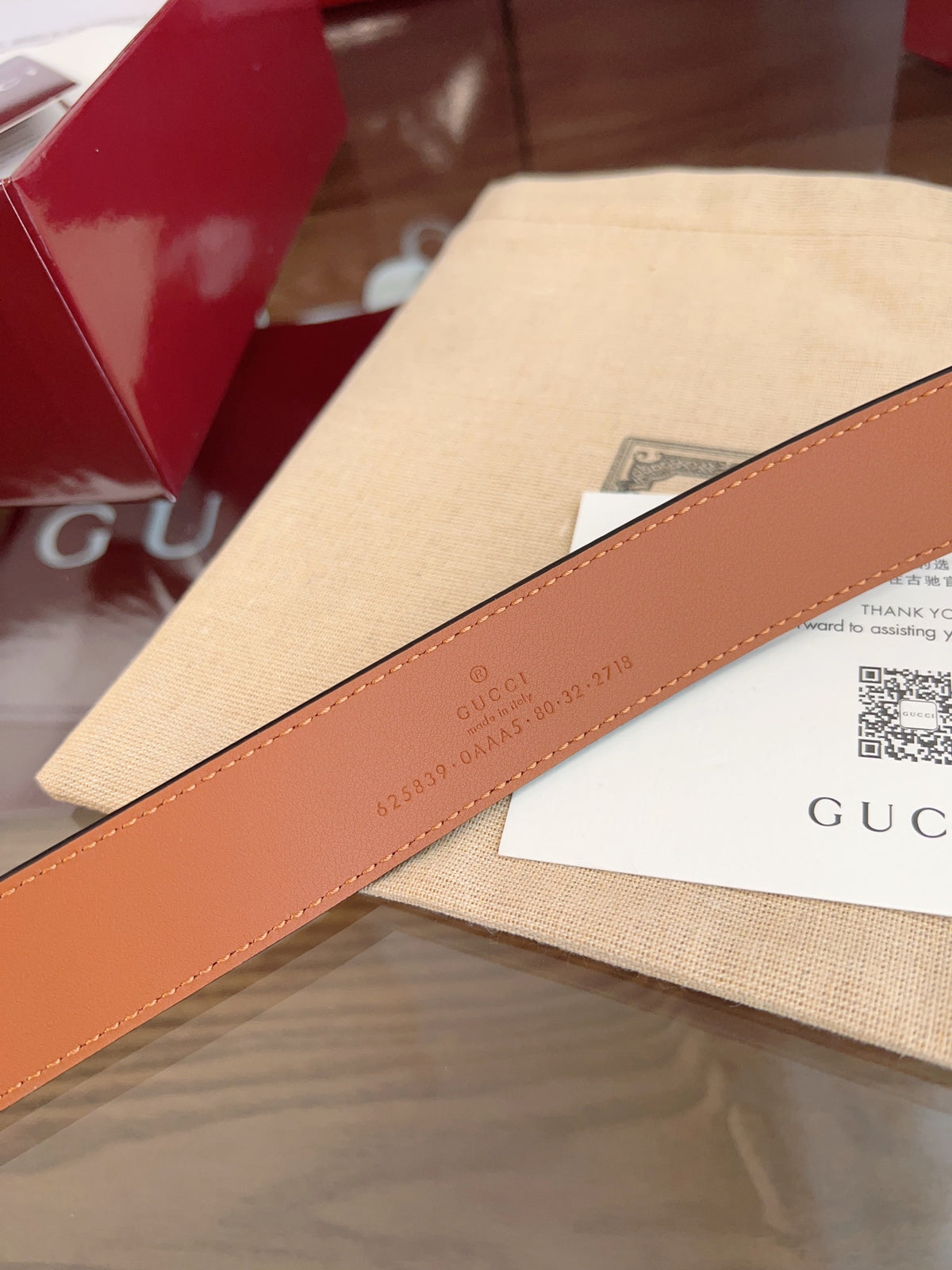Ремінь Gucci Double G з натуральної шкіри теляти — фото 4