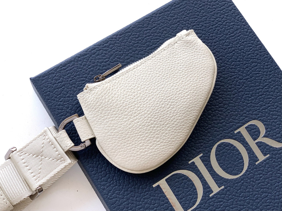 Сумка-трансформер Dior Saddle із тисненої натуральної шкіри — фото 6