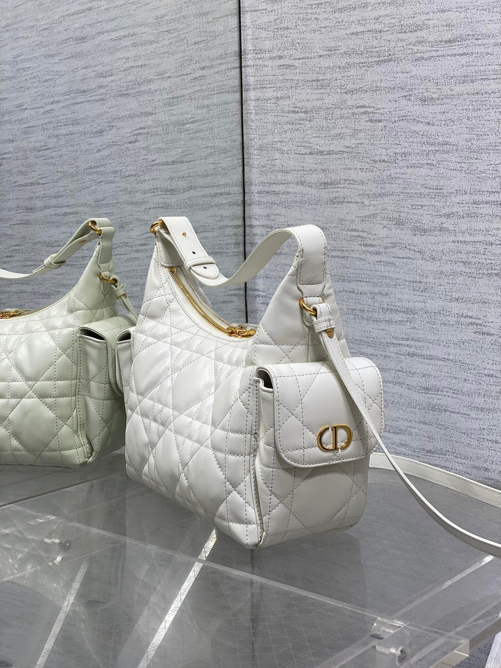 Сумка-хобо Dior D-Dream з натуральної шкіри — фото 6