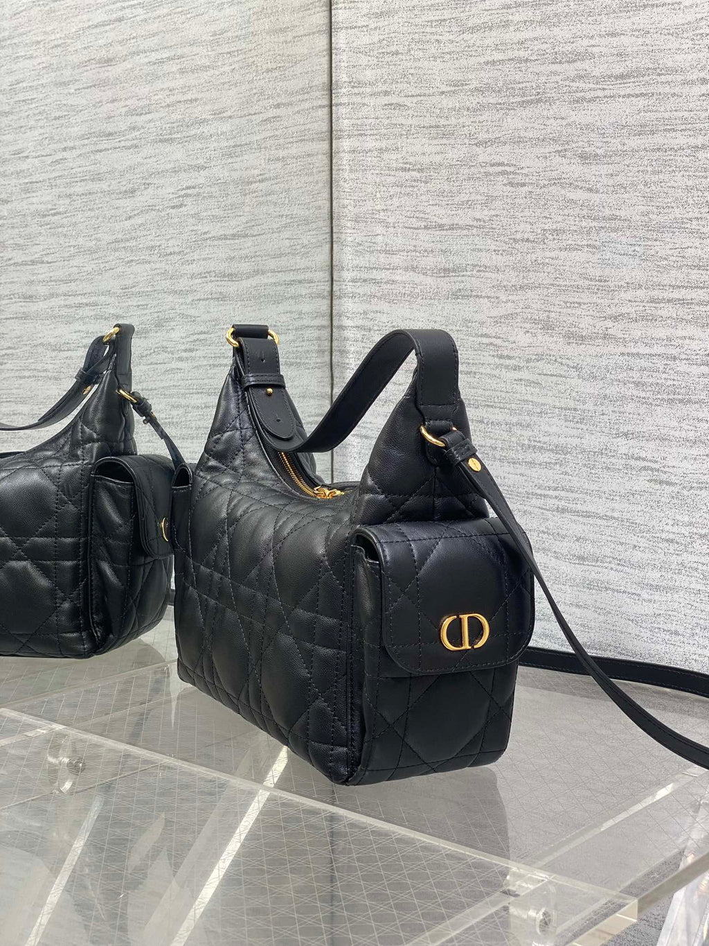Сумка-хобо Dior D-Dream з натуральної шкіри — фото 6