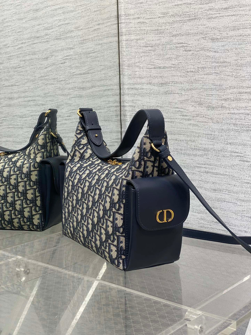Сумка-хобо Dior D-Dream з натуральної шкіри — фото 6