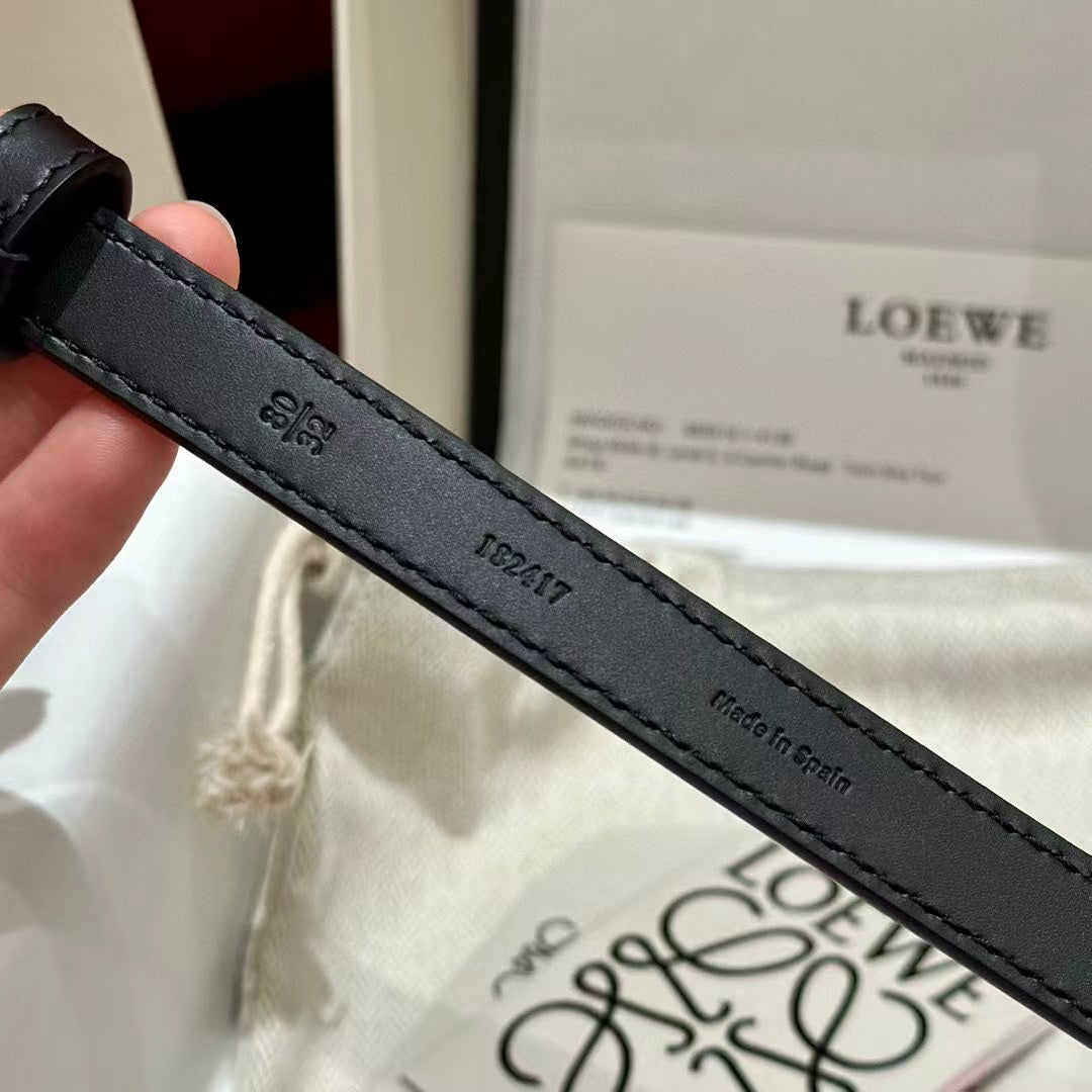 Ремінь Loewe з натуральної шкіри теляти — фото 5